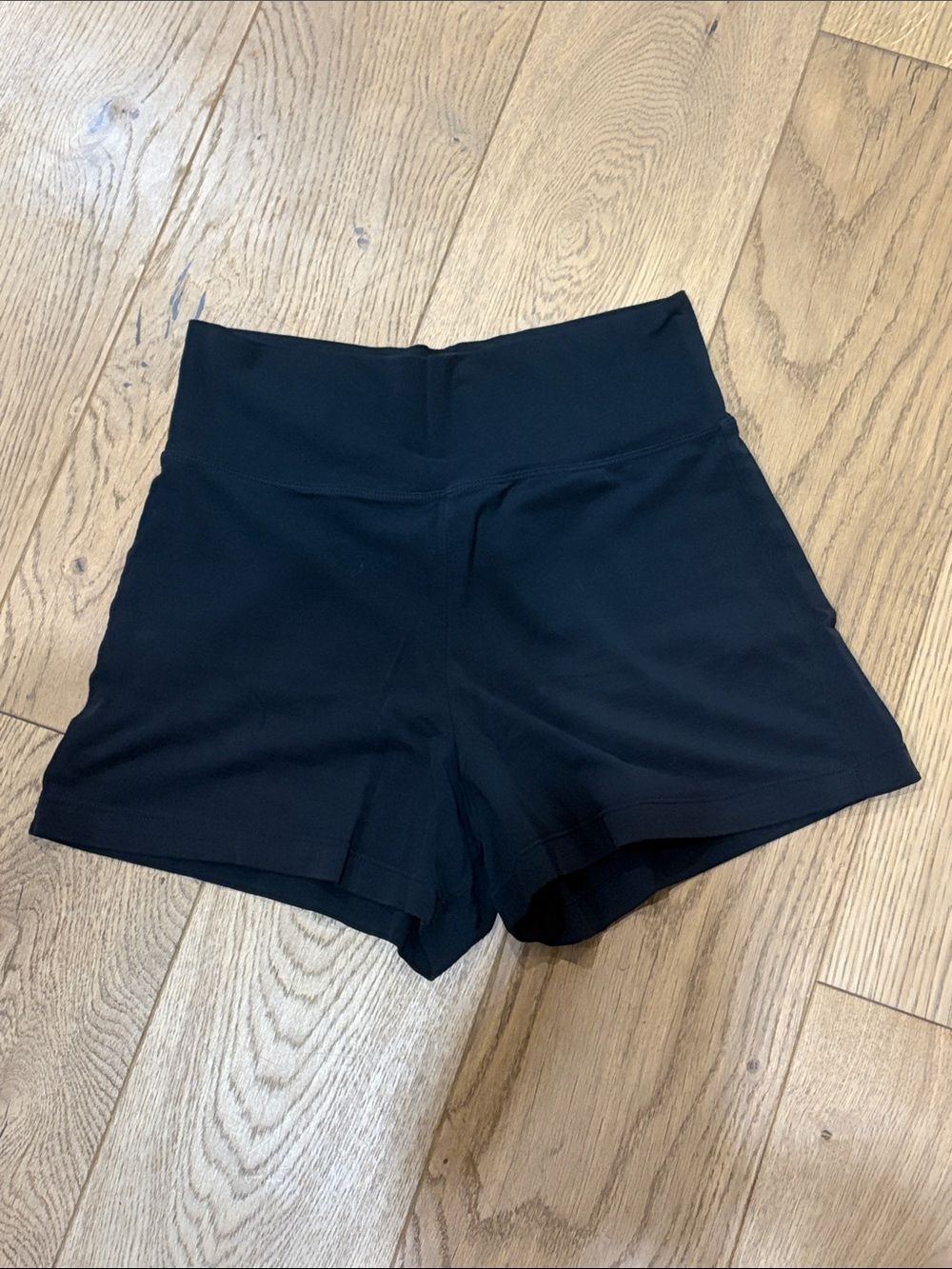 Jacques Moret Black High-Waist Athletic Shorts